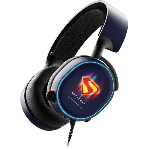 Superman 2025 Energy Shield Neon Emblem SteelSeries Arctis 3 Skin